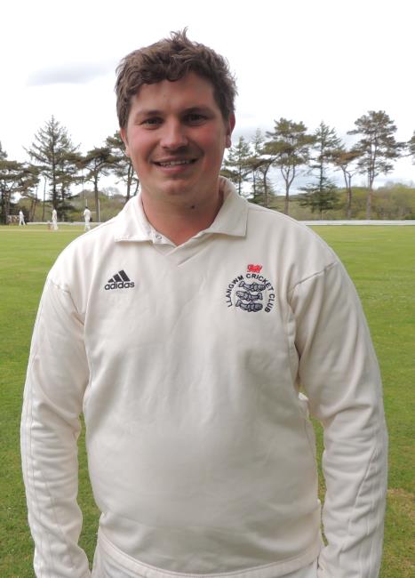 Ollie Davies - a five-wicket haul for Llangwm pace man Ollie Davies - a five-wicket haul for Llangwm pace man